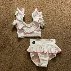 Kandi Kouture child small two piece dance outfit